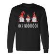 Cute Grumpy Christmas Xmas Gnome Slogan Langarmshirts Geschenkideen