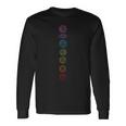 Da Yoga Chakra Regalo 7 Chakra Arcobaleno Meditazione Maglietta a maniche lunghe Ideas de regalos