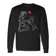 Dachshund Dog Love Dachshund Teckel Female S Langarmshirts Geschenkideen