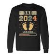 Dad 2024 Loading Paternità Futuro Papà Maglietta a maniche lunghe Ideas de regalos
