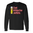 With Dat Kölsche Jeföhl Kölsch Lifestyle Langarmshirts Geschenkideen