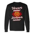 Ddr Orwärts Forward Immer Backward S Langarmshirts Geschenkideen