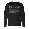 Definizione Di Dog Beagle Maglietta a maniche lunghe Ideas de regalos