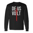 Deusult I Gott Will Es Iintage Crusader Langarmshirts Geschenkideen