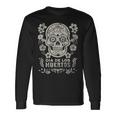 Dia De Los Muertos Mexico Sugar Skull Langarmshirts Geschenkideen