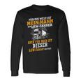 For Die Welt Ist Mein Mann Ein Lkfahrer Liebe Herz Langarmshirts Geschenkideen