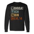 Digga Ich Bin 14 Jahre 14Th Birthday Boy Gamer Langarmshirts Geschenkideen