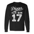 Digga Ich Bin 17 Jahre 17Th Birthday Langarmshirts Geschenkideen