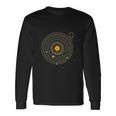Disco Deinilo Con Sistema Solar De Planetas Astro Music Camiseta de manga larga Ideas de regalos