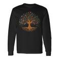 Donna Albero Dellaita Tree Of Life Con Collo A Maglietta a maniche lunghe Ideas de regalos