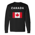 Donna Canada Canadese Bandiera Souvenir Regalo Canuck Con Collo A Maglietta a maniche lunghe Ideas de regalos