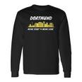 Dortmund Skyline My Love Landmark Stadium Ultras Langarmshirts Geschenkideen