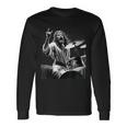 Drummer Rock Jesus Drums Langarmshirts Geschenkideen