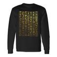 Egyptian Hieroglyphic Ancient Egypt Langarmshirts Geschenkideen