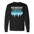 Eisbaden Es Reichh Ich Geh Jetzt Eisbaden Langarmshirts Geschenkideen