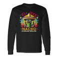 El Jefe Nacho Average Griller Divertente Cappello Messicano Catus Bbq Food Maglietta a maniche lunghe Ideas de regalos