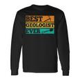 El Mejor Geólogo De La Historia Pietra Geologo Geologia Maglietta a maniche lunghe Ideas de regalos