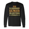 Electricista Profesión Divertida Electricista Camiseta de manga larga Ideas de regalos