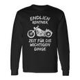 Endlich Rentner Motorcycle Langarmshirts Geschenkideen