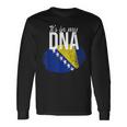 Es Ist In Meiner Dna Bosnier Bosnia Origin Genetics Langarmshirts Geschenkideen