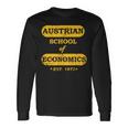 Escuela Austriaca De Economíaintage Camiseta de manga larga Ideas de regalos