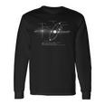 Esquema Sistemas Solares Astronomía Amantes Astrónomo Camiseta de manga larga Ideas de regalos
