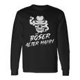 Evil Old Man Skull Grandpa Skull Grandad S Langarmshirts Geschenkideen