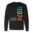 Fantastica Edizione Limitata Ottobre 1974 Retro 1974Intage 1974 Maglietta a maniche lunghe Ideas de regalos