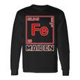 Fe Maiden Iron Parody On Iron Elements Fe Langarmshirts Geschenkideen