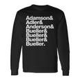 Ferris Bueller's Day Off Adamson & Eagle & Anderson Langarmshirts Geschenkideen