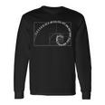 Fibonacci Golden Ratio Maglietta a maniche lunghe Ideas de regalos