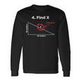 Finde X Ich Fand Es Fun Math Pun Find X S Langarmshirts Geschenkideen