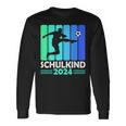 First Day Of School Schulkind 2024 Schulanfang Junge Fussball Langarmshirts Geschenkideen