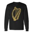 Flag Of Ireland Harp Flag Irish Harp Symbol Langarmshirts Geschenkideen