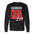 Football Cup Winner Leverkusen Fan Unbeaten Double Langarmshirts Geschenkideen