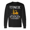 Forklift Driver Forklift Truck Warehouse Langarmshirts Geschenkideen