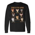 Foxes Of The World Divertente Conolpe Educativa Per Bambini Maglietta a maniche lunghe Ideas de regalos