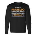 Fratello Orgoglioso Sorella Regalo Divertente Fratello Maglietta a maniche lunghe Ideas de regalos