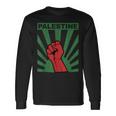 Free Palestine Propaganda-Style Palestine Fist Maglietta a maniche lunghe Ideas de regalos