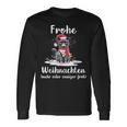 Frohe Weihnachten Grimmige Katzen Mehr Oder Weniger Froh Langarmshirts Geschenkideen