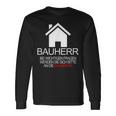 Builder Saying For Topping Out Festival Langarmshirts Geschenkideen