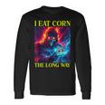 Oddly Specific Dank Meme Flaming Skeleton Long Sleeve T-Shirt Gifts ideas