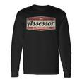 Profession Quoteintage Assessor Maglietta a maniche lunghe Ideas de regalos