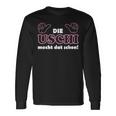 With Slogan In Ruhrpott Die Uschi Macht Dat Schon Schon Langarmshirts Geschenkideen