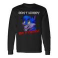 Furry Fandom Dont Worry Be Furry Wolf Maglietta a maniche lunghe Ideas de regalos