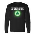 Fürth Football Clover Fan Franken Stadium Green Langarmshirts Geschenkideen