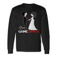 Game Over Wedding Groom Jga Langarmshirts Geschenkideen