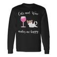 Gatti Eino Gatti Eino Mi Fanno Felice Maglietta a maniche lunghe Ideas de regalos