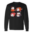 Gatto Persiano Sushi Camicia Sushi Roll Stampa Sushi Maglietta a maniche lunghe Ideas de regalos