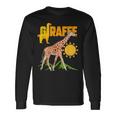 Giraffa Gentile Animale Zoo Carino Semplice Unico Maglietta a maniche lunghe Ideas de regalos